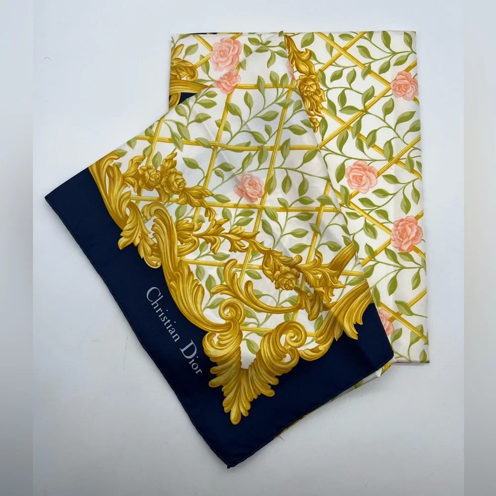 Christian Dior silk scarf